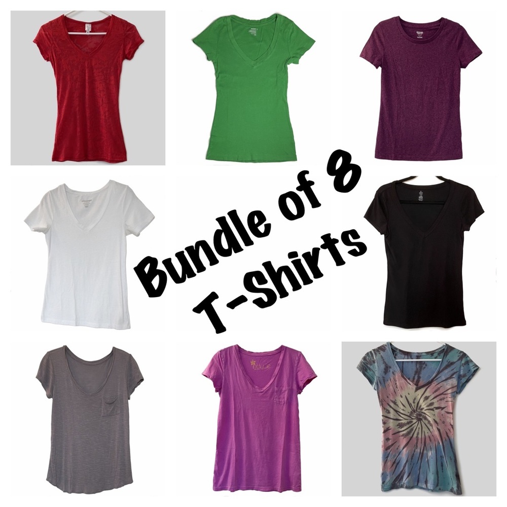 Short Sleeve T-Shirts- Bundle of 8